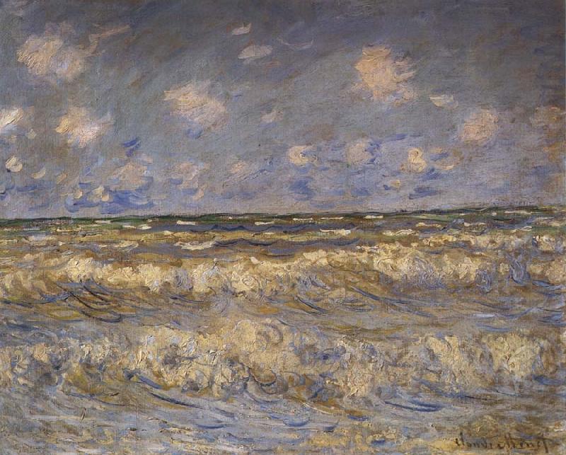Claude Monet Rough Sea Germany oil painting art